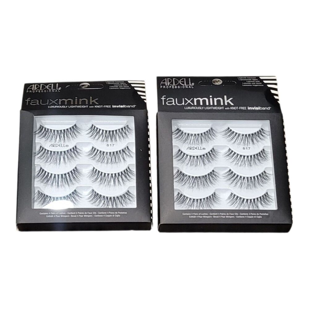 Bundle of Ardell Faux Mink 817 Eyelashes – New in Box